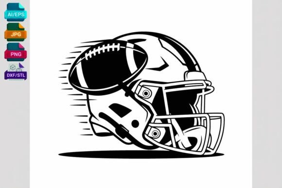 American Football Helmet and Ball SVG Review