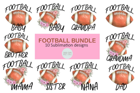 American Football Sublimation Design PNG for Crafts Graphics