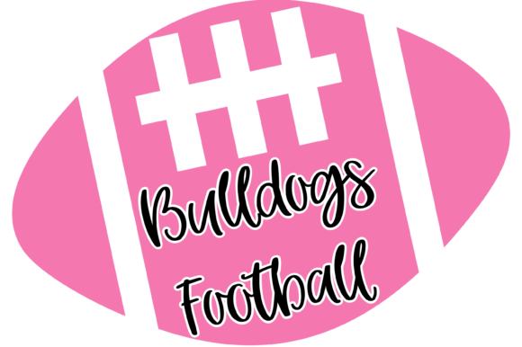 Bulldogs Pink Football: A Versatile Graphic for Crafts & Content Publishing