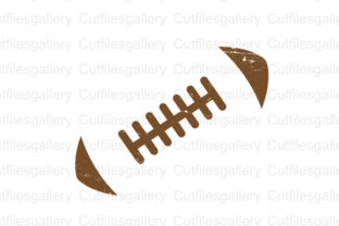Distressed Football Outline Graphics for Crafts & Digital Selling