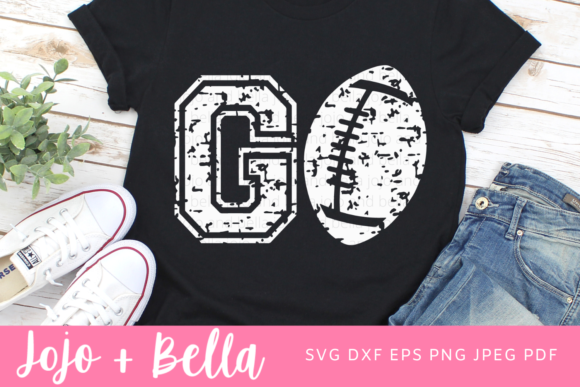 Football SVG Grunge Graphics for Crafts & Digital Selling