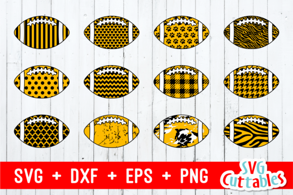 Football SVG Set of 12 Patterns – A Crafty Graphic Design Asset for Bloggers