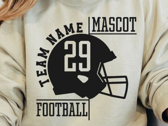 Football Team Template Logo Svg: Graphics for Crafts