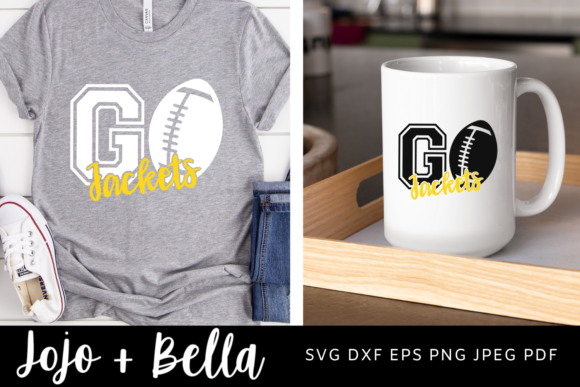 Go Jackets SVG for Crafts: Bold Graphics for Football Fans