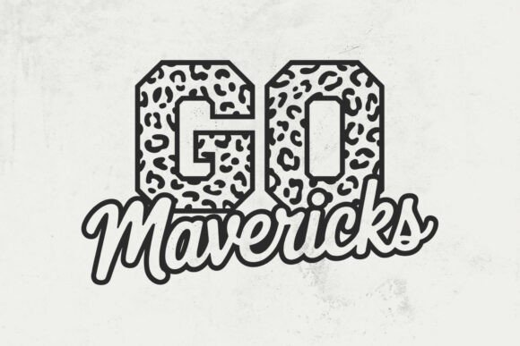 Go Mavericks Leopard: Football Embroidery Review
