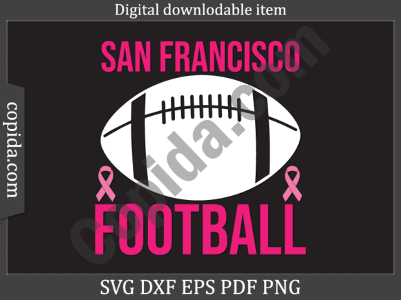 San Francisco Football SVG Cutting File for Crafts & Graphics Sellers