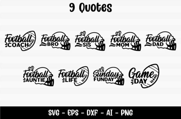 Sunday Football Quotes: Crafts Meets Graphics for Bold Branding