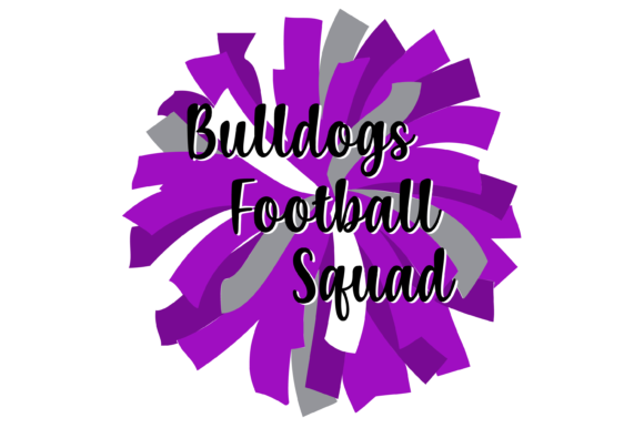 White and Purple Bulldogs Football Squad